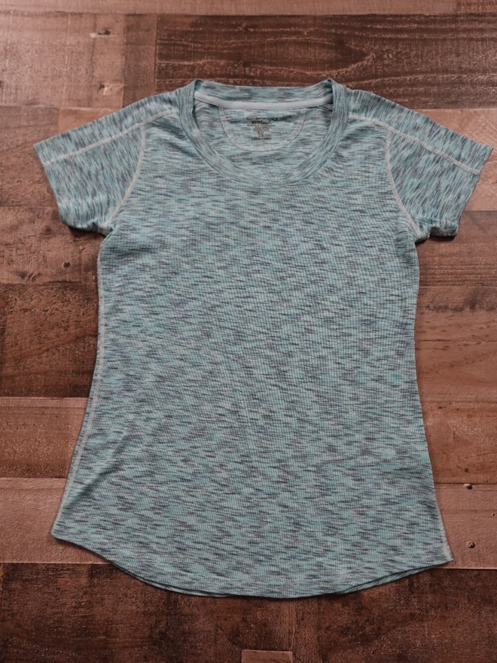 ExOfficio Dry Release Performance T-Shirt Women's Small Aqua Heather Athletic